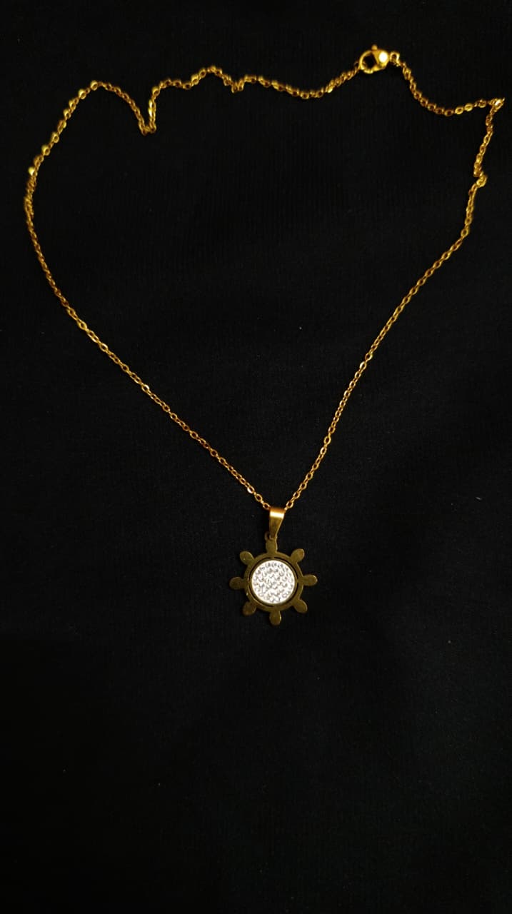 Golden Sunburst Necklace