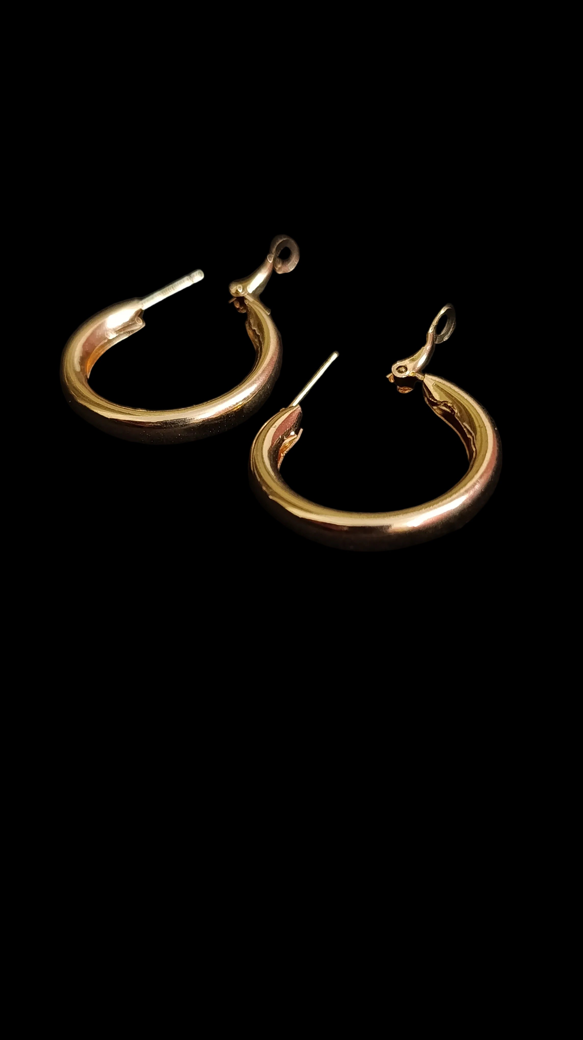 Tubular Hoop Earrings