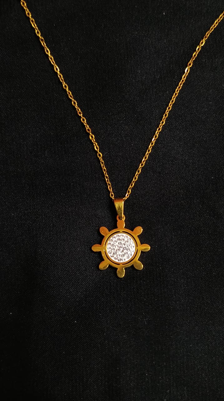 Golden Sunburst Necklace